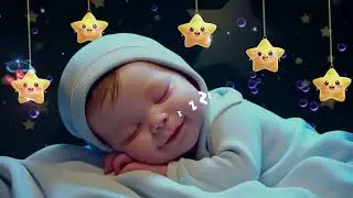 Baby Sleep Music🎵Baby Sleep Instantly in 3 Minutes🌙Calm Night &Beat Insomnia💤Mozart & Brahms Lullaby