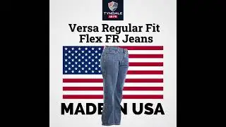 Tyndale's Versa Fit Flex FR Jean (M24MT DSW)  #electricalsafety  #ppe  #frclothing #OSHA #nfpa70e