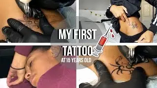 MY FIRST TATTOO AT 15 YEARS OLD!?! |LIVE FOOTAGE || StormJohnson