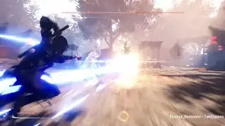 UE4 Project Remnant hack and slash project - AE_Ninja Solo build moveset combo video & playable demo