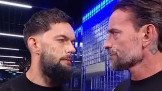 CM Punk tells Finn balor to leave The Judgement day & Dominik mysterio backstage on WWE RAW #wwe 