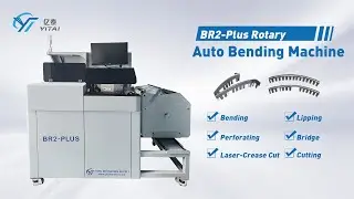 BR2 Auto Steel Rule Rotary Blades bender (bending, lipping, perforating, bridging, laser-crease cut)