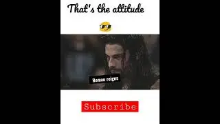 roman reigns 😱best attitude status ever😎 4K HD status|bad boy status⚡ #shorts #romanreigns