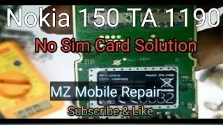 rm 1190 sim insert solution | nokia 150 sim insert how to SOLVED | MZ Mobile Repair