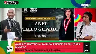 Janet Tello, Presidente del Poder Judicial