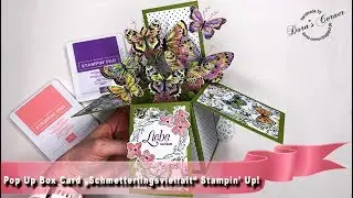 Pop Up Box Card „Schmetterlingsvielfalt“ Stampin' Up!