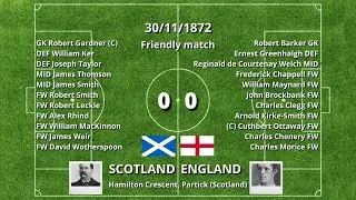 NFT OF THE FIRST INTERNATIONAL SOCCER MATCH IN HISTORY