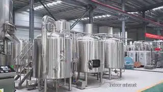 1000L brewing system：3 vessels brewhouse