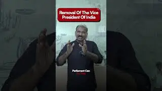 How can the Vice President of India be removed? 🤔