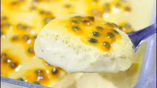 SEM GELATINA - MUITO FÁCIL - MOUSSE DE MARACUJÁ PERFEITA - SUPER CREMOSA E DELICIOSA