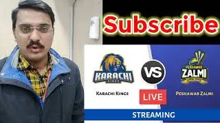 Live | PSL Season-8 | Karachi King VS Peshawar Zalmi | Husnain-IT886Live