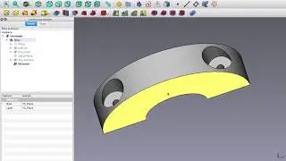 FreeCAD nad dotazy 4 - Objímka na trubku