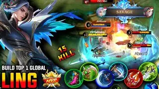 LING SAVAGE IN THE NEW SEASON 30 || SUPER AGGRESSIVE & ON POIN GAMEPLAY!!🔥🔥 LING TOP GLOBAL | MLBB