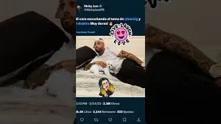 Nicky Jam escuchando el tema de @karolg y @shakira Muy duras! 🔥#shorts #TQG