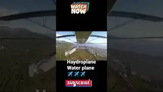 #haydroplane landing on water#waterplane#waterplane#
