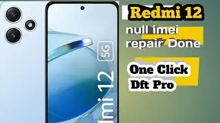 Redmi 12 mui 14 null  imei repair with Hardware one Click Dft pro