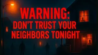 WARNING DON&rsquo;T TRUST YOUR NEIGHBORS TONIGHT
