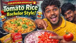 How to make tomato rice 🍅_Bachelor style 😅_#rashvlogs #tomatorice #foodlover #bachelorfoods #viral 