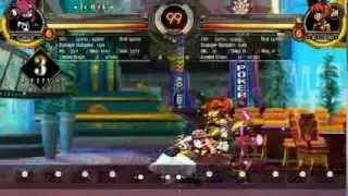 Skullgirls Beta: Squigly Combo Midscreen (UNOPTIMISED)