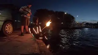 Flyboard LED/FIRE NightShow Tommy Flyman (Festiwal Reggaenwalde)