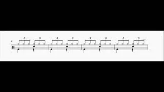 Alternating Timing Ex1 (200bpm) - drumset
