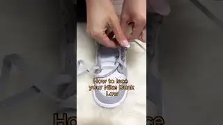 Step Up Your Style with This Nike Dunk Low Lacing Method #nike #dunklow #lacing #sneakerhack