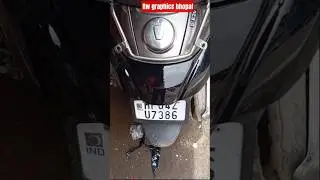 access light modification😍 black smoke #lamination  #suzukiaccess125bs6  #access  #ppf #modified