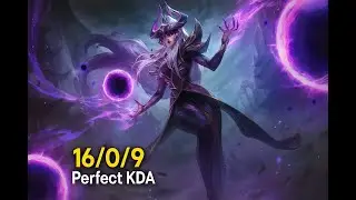 Syndra Vs Yasuo - Perfect KDA 16/0/9 League of Legends Grandmaster game