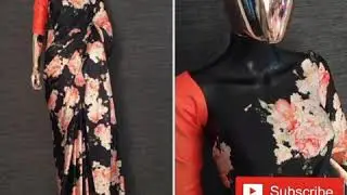 Floral Printed Japan Satin Silk Saree Online Wholesale Rate || sumshy