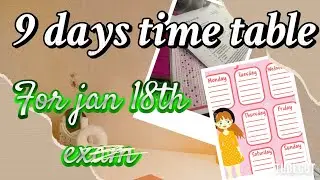 CSEB EXAM PREPARATION 📚9DAYS TIME TABLE 🗒️to crack cseb exam#cooperativesociety #exam @Cseb-u2n 