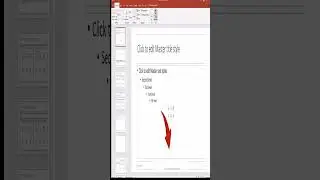 PowerPoint slide master hack you must know 👆#powerpoint #ppt #hack #ytshorts #shorts