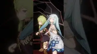 【Genshin/MMD】Collei  &  Faruzan Dance aggressively #shorts #genshinimpact #mmd #collei #faruzan #mmd