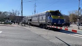 LIRR #6506 at Glen Street with De30ac 409s K5LLA horn 3/7/20
