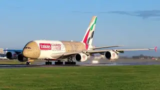 Emirates A380 (Courier Express Livery) Departure From Manchester Airport | 03.12.25