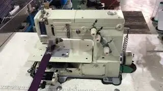 KL-2000CP 2 Needle, Flatbed, Making Belt Loop Machine With Rear Puller And FrontFabric Trimmer