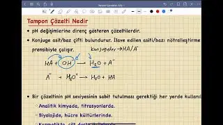 Tampon Çözeltiler (1/3) - Analitik Kimya