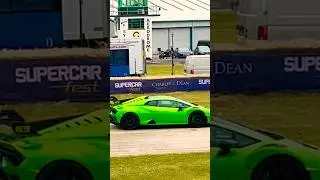 INSANE SOUND! LAMBORGHINI HURACUN STO LAUNCHES OFF AT SUPERCAR FEST! #shorts #viral #trending #yt