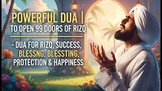 POWERFUL DUA | TO OPEN 99 DOORS OF RIZQ - DUA FOR RIZQ, SUCCESS, BLESSING, PROTECTION & HAPPINESS