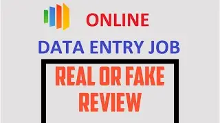 OnlineDataEntryJob Website real or fake l with proof