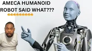 🤖 Ameca the Humanoid Robot Answers Creepy Questions &mdash; My Reaction!