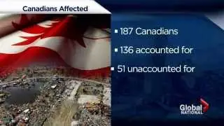 Canadian relief operation in Philippines help typhoon victims