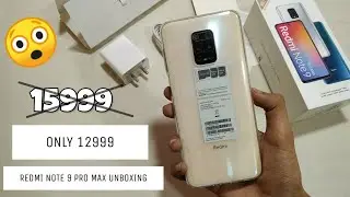 ONLY 12999 - REDMI NOTE 9 PRO MAX CHAMPAGNE GOLD UNBOXING 🤓🤓
