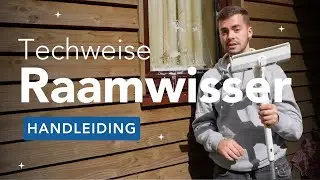 Techweise Raamwisser met steel: Zo maak je ramen &eacute;cht streeploos schoon