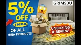 IKEA GRIMSBU Single Metal Bed Frame Assembly