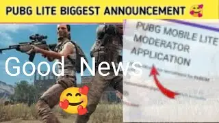 Pubg Lite New Update | Pubg Lite Biggest Announcement | New Update In Pubg Mobile Lite