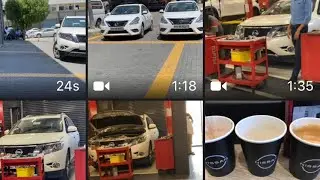 Coffee Drink Challenge at Nissan Service Center Kuwait Female Lounge