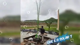 Hybrid smart solar tree Manufactured by GRE .@IndiaDST
