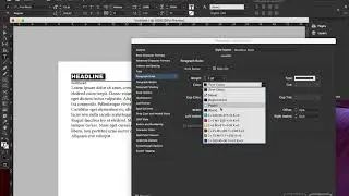 InDesign Paragraph Styles: Paragraph Rules