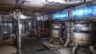 Top-Down Sci-Fi (first person mode) Unity 3d