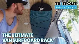 How To Install An Easy Surfboard Rack - Van Build Series Ep. 10